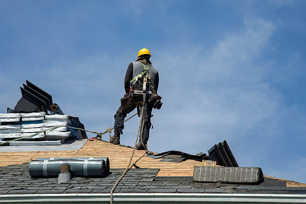 Professional Roof Replacement technician working in Smoot, WV